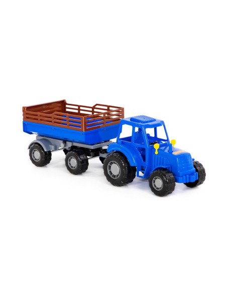 Tractor cu remorca, 43.8x13.4x13.5 cm, Polesie,ROB-84781