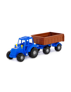 Tractor cu remorca, 44.7x13.4x13.5 cm, Polesie,ROB-84774