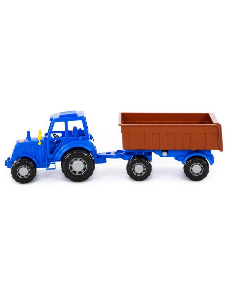 Tractor cu remorca, 44.7x13.4x13.5 cm, Polesie,ROB-84774