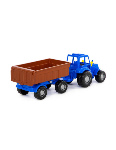 Tractor cu remorca, 44.7x13.4x13.5 cm, Polesie,ROB-84774