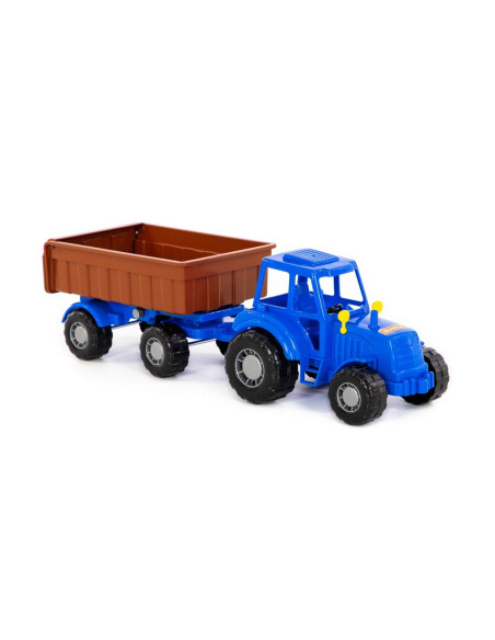 Tractor cu remorca, 44.7x13.4x13.5 cm, Polesie,ROB-84774