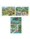 Puzzle Schmidt, O zi la zoo, 3x24 piese,ROB-LIN2182