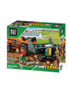 Blocki My Farm, Tractor cu semanatoare, 143 piese,ROB-KB0354