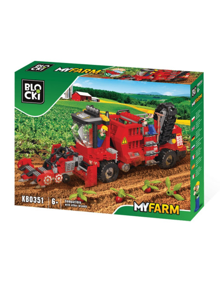 Blocki My Farm, Combina de recoltat sfecla, 456 piese,ROB-KB0351