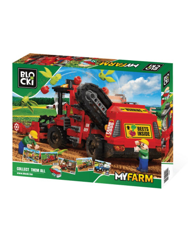 Blocki My Farm, Combina de recoltat sfecla, 456 piese,ROB-KB0351