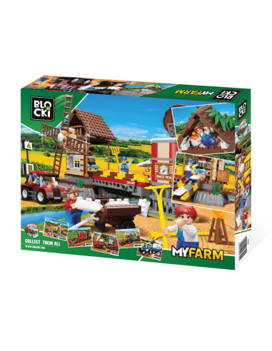 Blocki My Farm, Moara de vant, 525 piese,ROB-KB0350