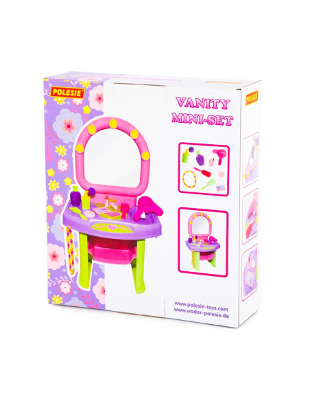 Masuta machiaj cu accesorii, Polesie,ROB-58799