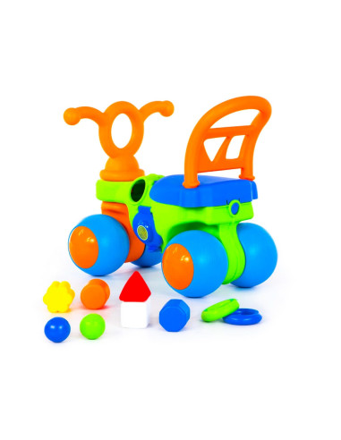 Bicicleta fara pedale, Crocodil, 49.5x35x42.5 cm