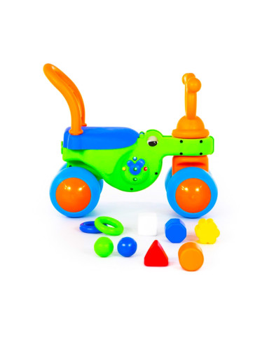 Bicicleta fara pedale, Crocodil, 49.5x35x42.5 cm