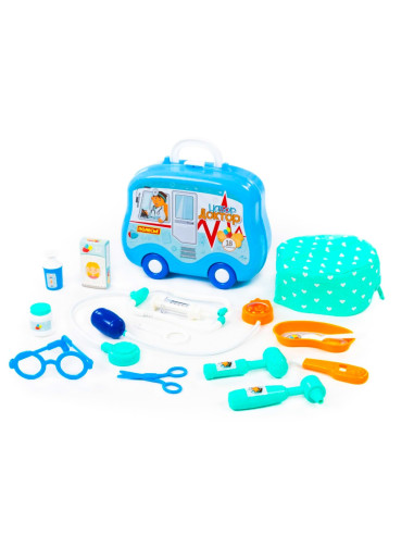 Set doctor in gentuta, 26.6x9.8x21.7 cm, Polesie,ROB-94223