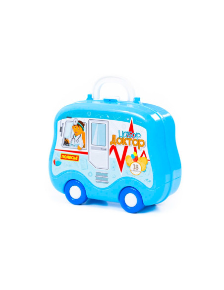Set doctor in gentuta, 26.6x9.8x21.7 cm, Polesie,ROB-94223
