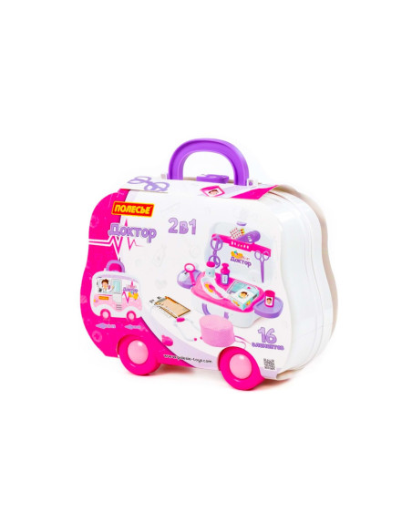 Set doctor in gentuta, 26.6x9.8x21.7 cm, Polesie,ROB-94230