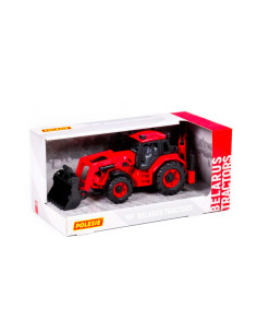 Tractor-excavator cu incarcator, 31x15x14.5 cm