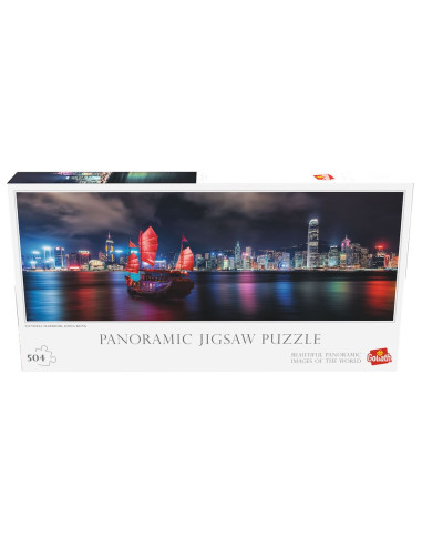 Puzzle panoramic, 504 piese - Hong Kong,ROB-GLT9255