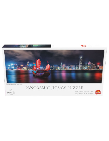 Puzzle panoramic, 504 piese - Hong Kong,ROB-GLT9255