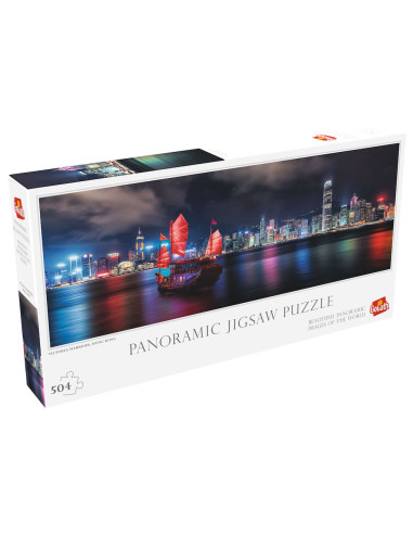 Puzzle panoramic, 504 piese - Hong Kong,ROB-GLT9255