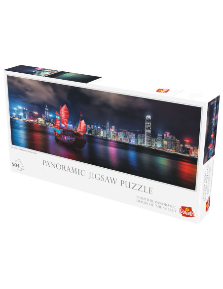 Puzzle panoramic, 504 piese - Hong Kong,ROB-GLT9255