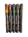 Set 5 Markere UNI POSCA PC-5M, 1.8 - 2.5 mm, POS29-PC5M