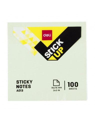 NOTES ADEZIV 76*51MM DIV. CULORI PASTEL DELI,DLEA01203