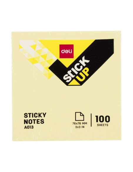 NOTES ADEZIV 76*51MM DIV. CULORI PASTEL DELI,DLEA01203