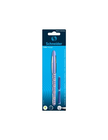 Blister Stilou Schneider Voyage + 2 rezerve/blister, Roz