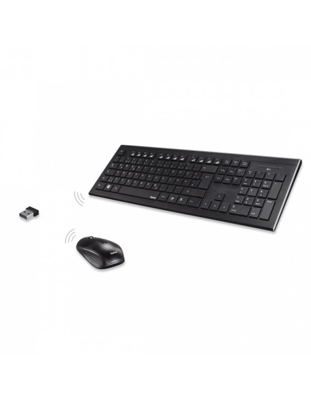 Kit tastatura + mouse Hama Cortino, 105 taste, 800/1200/1600