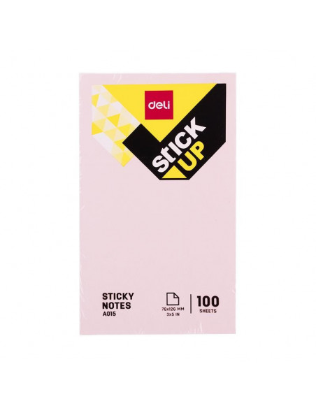 NOTES ADEZIV 76*51MM DIV. CULORI PASTEL DELI,DLEA01203