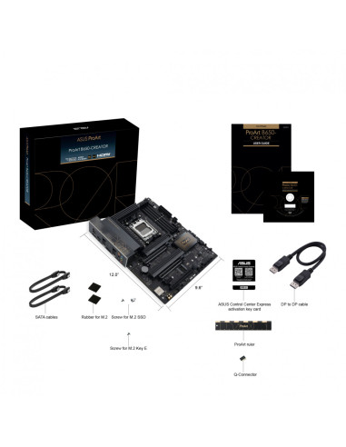 Placa de baza Asus AMD ProArt B650-CREATOR AM5 DDR5, 4x DDR5