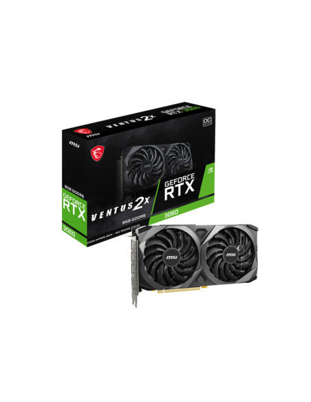 Placa video MSI GeForce RTX 3060 VENTUS 2X 8G,RTX3060V 2X 8G OC