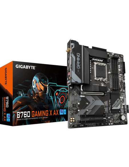 Placa de baza GIGABYTE B760 GAMING X AX, LGA,B760 GAMING X AX Placa de baza GIGABYTE B760 GAMING X AX, LGA,B760 GAMING X AX