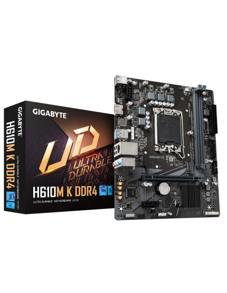 Placa de baza Gigabyte H610M S2H D4 LGA 1700, 2x DDR4, 1x HDMI Placa de baza Gigabyte H610M S2H D4 LGA 1700, 2x DDR4, 1x HDMI
