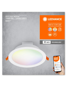 Spot LED RGB incastrat Ledvance SMART+ WiFi, 12W, 1000 lm