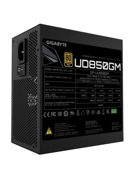 SURSA GB UD850GM 850W 80 PLUS GOLD, ACTIVE PFC, ATX V2.31