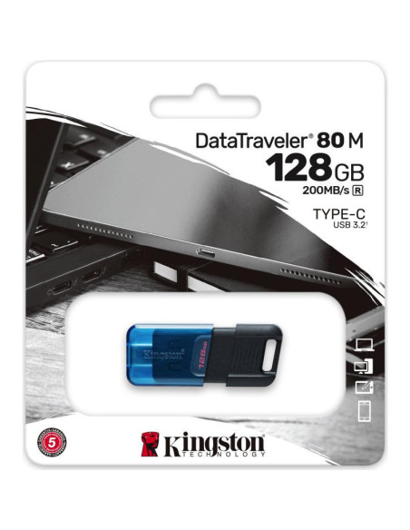 Memorie USB Flash Drive Kingston 128GB Data Traveler 80