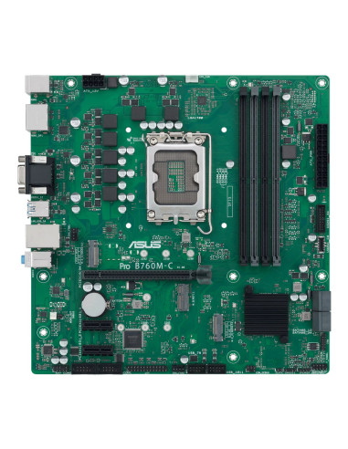 Placa de baza ASUS PRO B760M-C-CSM DDR5 LGA1700, 4x RAM, 2x