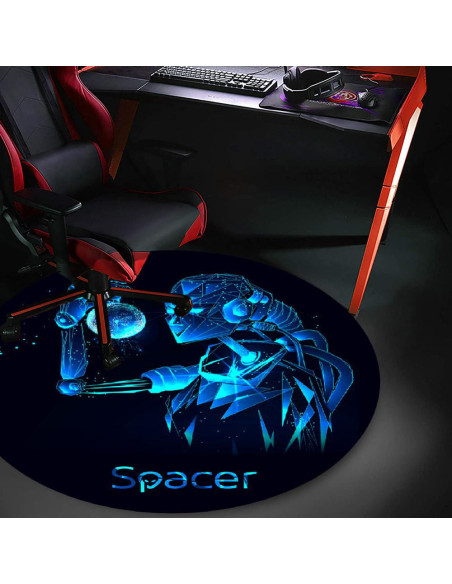 Covor Spacer pentru scaun, model cyborg, lungime 1200mm