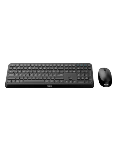 Kit Philips SPT6407, wireless, 2.4GHz + Bluetooth 3.0/5.0, 104