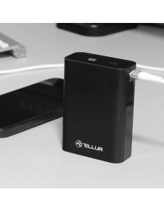 Baterie externa Tellur Compact Pro PD702 20000mAh QC3.0 22.5W + 2