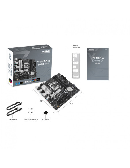 Placa de baza ASUS PRIME B760M-A D4 LGA,PRIME B760M-A D4
