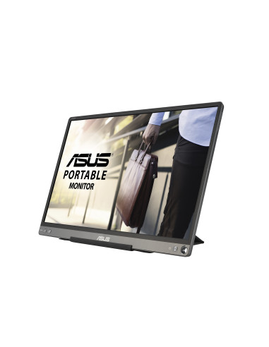 Monitor 15.6" ASUS MB16ACE, ZenScreen, Portable Monitor, IPS, 16 9, FHD 1920*1080, WLED, 5 ms, 178 178, 250 cd m2, 800 1, Flicke