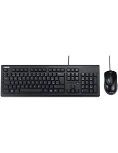 Kit Tastatura + Mouse Asus U2000, cu fir, mouse 1000dpi, Dimensions:Keyboard: 46x15x3cm, Cable: 150cm, Mouse: 11.5x6x3.5cm, Cabl