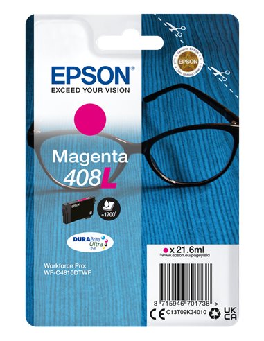 Cartus Cerneala Epson 408XL C13T09K34010, Magenta