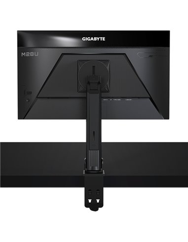 Monitor LED GIGABYTE Gaming M28U Arm Edition 28 inch UHD IPS 1 ms 144 Hz KVM USB-C HDR FreeSync Premium Pro, Negru