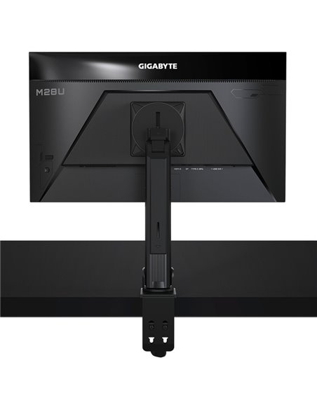 Monitor LED GIGABYTE Gaming M28U Arm Edition 28 inch UHD IPS 1 ms 144 Hz KVM USB-C HDR FreeSync Premium Pro, Negru