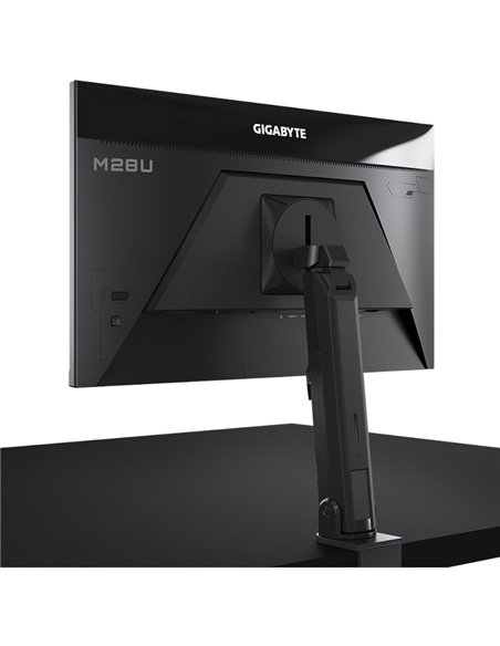 Monitor LED GIGABYTE Gaming M28U Arm Edition 28 inch UHD IPS 1 ms 144 Hz KVM USB-C HDR FreeSync Premium Pro, Negru