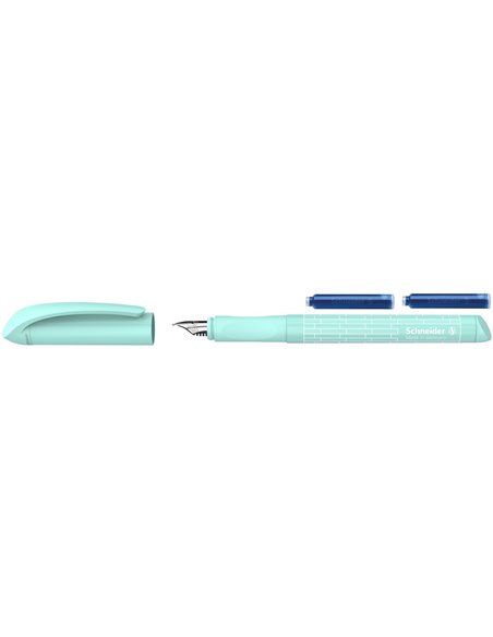 Blister Stilou Schneider Easy cu 2 rezerve, Vernil