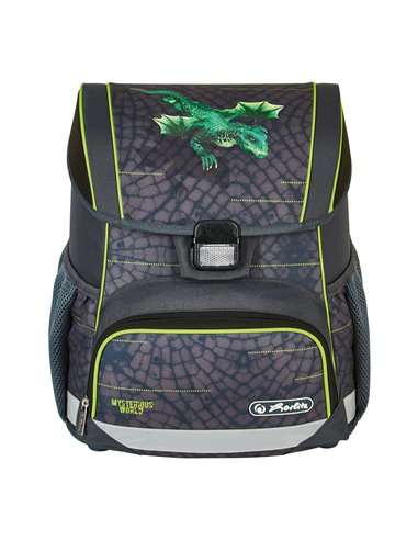50037445,Ghiozdan echipat Herlitz Loop plus, Motiv dragon tale