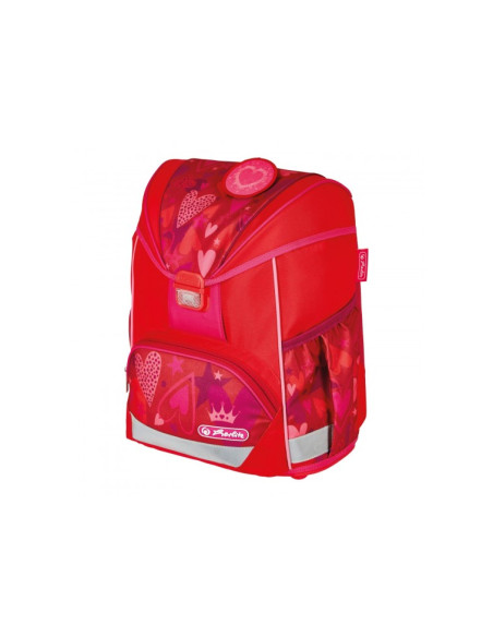50037704,Ghiozdan echipat Herlitz ultralight plus, Motiv sweet hearts