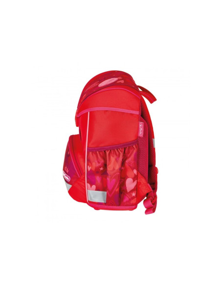 50037704,Ghiozdan echipat Herlitz ultralight plus, Motiv sweet hearts