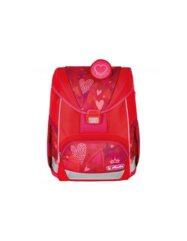 50037704,Ghiozdan echipat Herlitz ultralight plus, Motiv sweet hearts